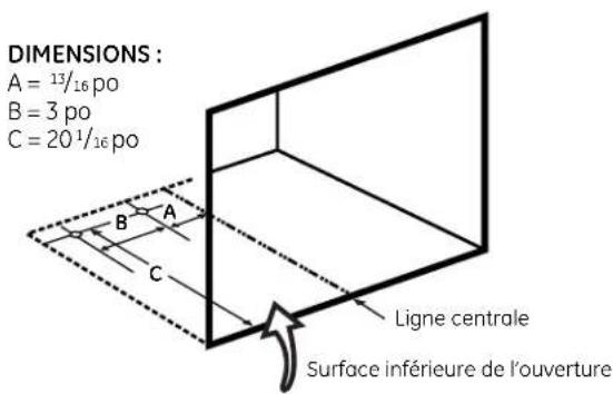 GE JX1530CBC - □ MONTAGE DU RENFORT DU SUPPORT ANTIBASCULEMENT - 1