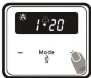 von Reiter VREB75086 - Einstellen der Zeit für halbautomatischen Betrieb (Kochzeit) - 2