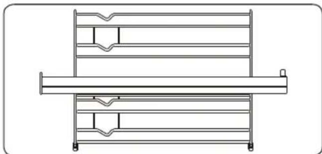 von Reiter VREB75086 - The Wire Rack with a Full Extension Telescopic Rail - 1