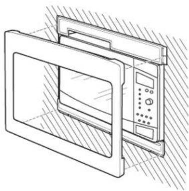 GE JX1527CCC - ☐ 8 INSTALL THE TRIM FRAME - 1