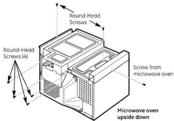 GE JX1527MBW - INSTALL BOTTOM DUCT ASSEMBLY TO MICROWAVE OVEN - 3