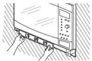 GE JX1527MWW - □ VÉRIFICATION DU NIVEAU - 1