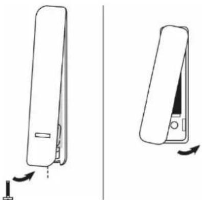 ABUS FUMK50031B - Step 2: Open the cover of sensor and magnet - 1