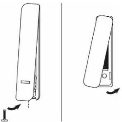 ABUS FUMK50031B - Stap 2: Deksel van sensor en magneet openen - 1