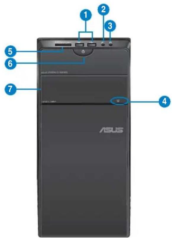 ASUS Essentio CM1730 - Voorpaneel - 1