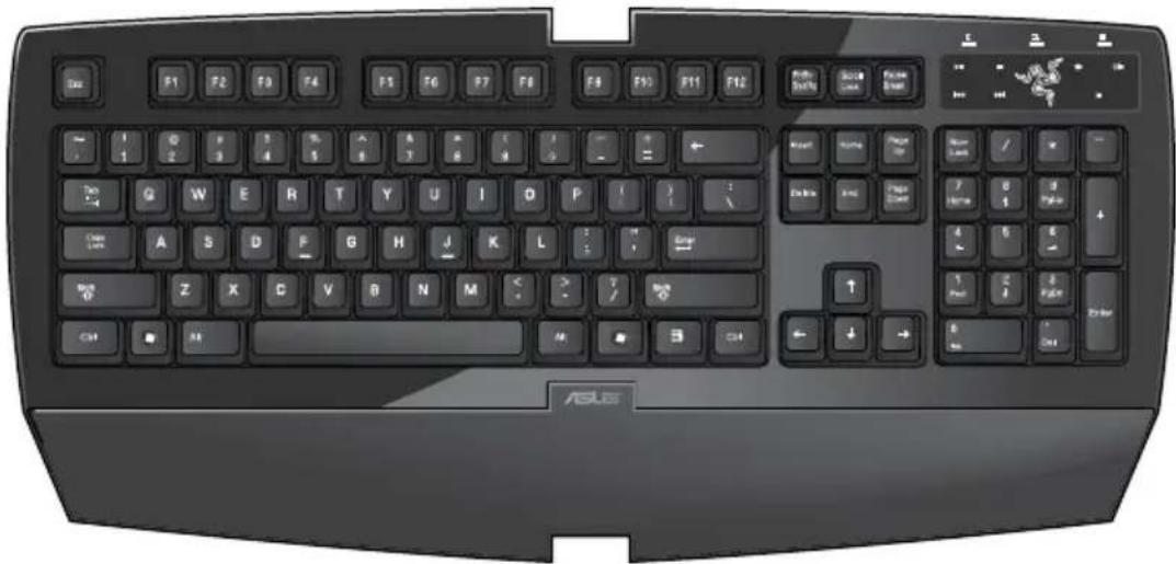 ASUS Essentio CM1730 - Teclado para juegos ASUS-Razer Arctosa - 1