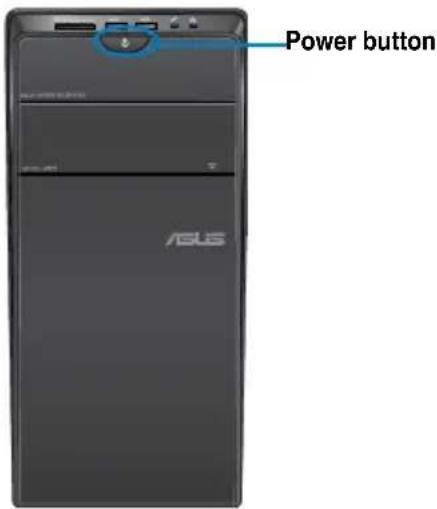 ASUS Essentio CM1730 - To turn your computer ON: - 1