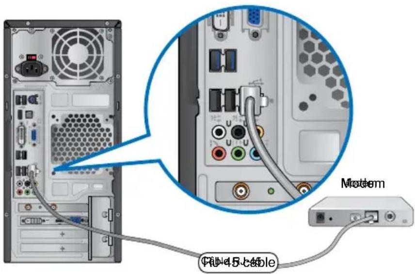 ASUS Essentio CM1730 - Connexion via un modem câble/ADSL - 2