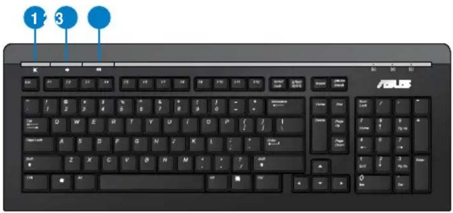 ASUS Essentio CM1730 - Multimedia-Tastatur verwenden (nur an bestimmten Modellen) - 25