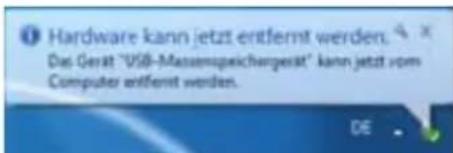 ASUS Essentio CM1730 - So entfernen Sie einen USB-Datenträger: - 2