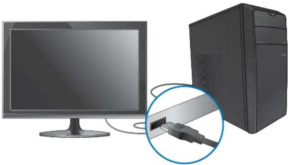 ASUS Essentio CM1730 - Connecting an HDTV - 2