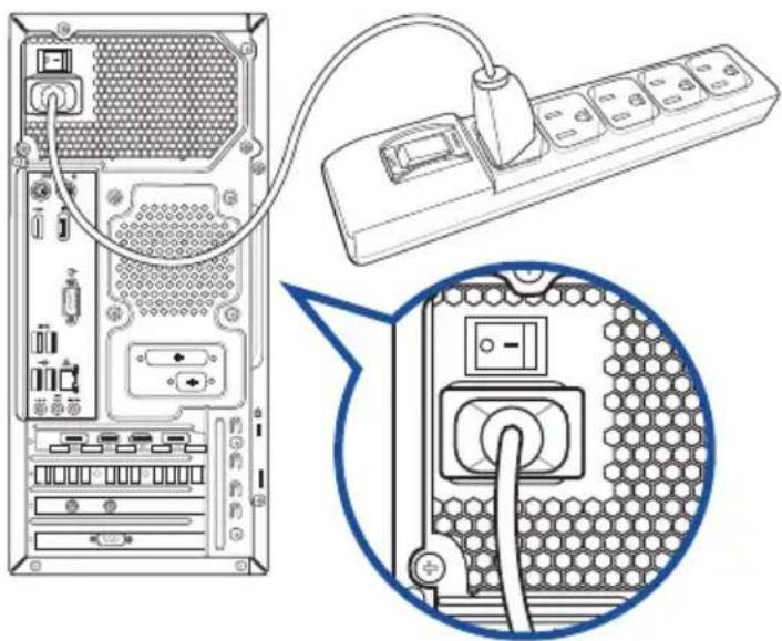 ASUS S501MD - การเชื่อมต่อสายไฟต่างๆ - 1
