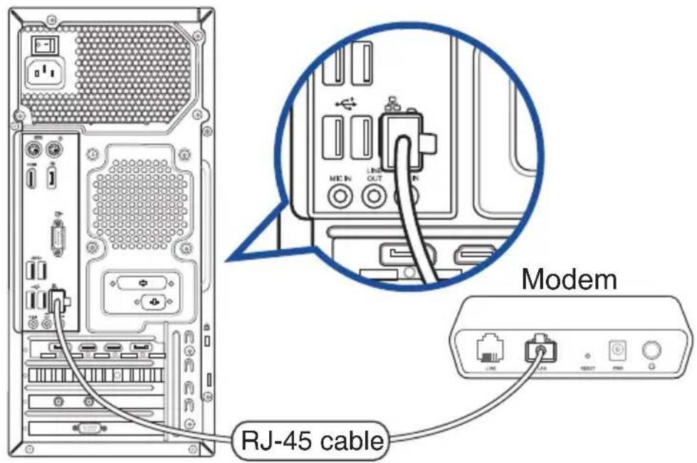 ASUS S501MD - การเชื่อมต่อผ่าน DSL/ deformationเต็ม - 2