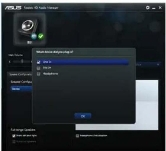 ASUS S501MD - ในการเปลี่ยนเป็นการส่งข้อมูลเสียงภายนอก: - 3
