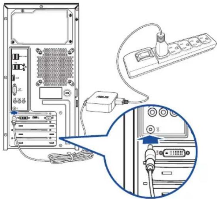 ASUS A31AN - Connector le cordon d'alimentation - 1