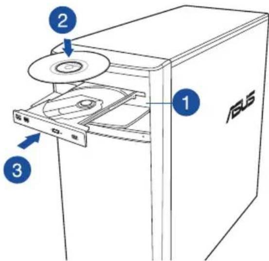 ASUS A31AN - Utiliser le lecteur optique - 1