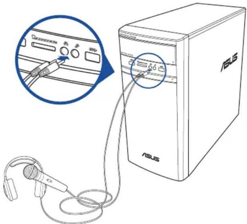 ASUS A31AN - Connector un casque audio ou un micro - 1