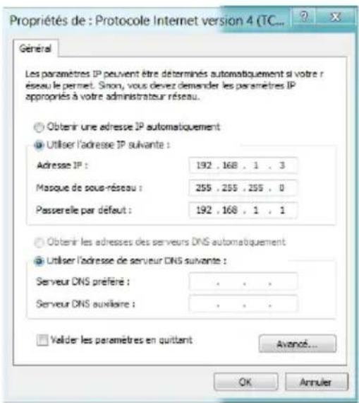 ASUS A31AN - Configurer une connexion réseau à adresse IP fixe Pour configurer une connexion réseau à adresse IP fixe : - 1