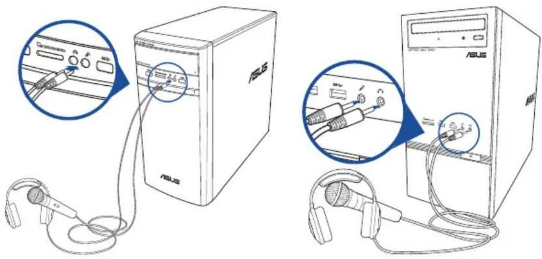 ASUS A31BD - Connector un casque audio ou un micro - 1
