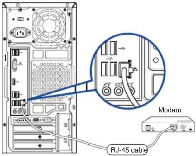 ASUS A31BD - Connexion via un modem câble/ADSL - 2