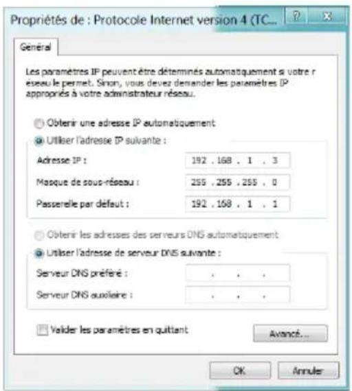 ASUS A31BD - Pour configurer une connexion réseau à adresse IP fixe : - 1