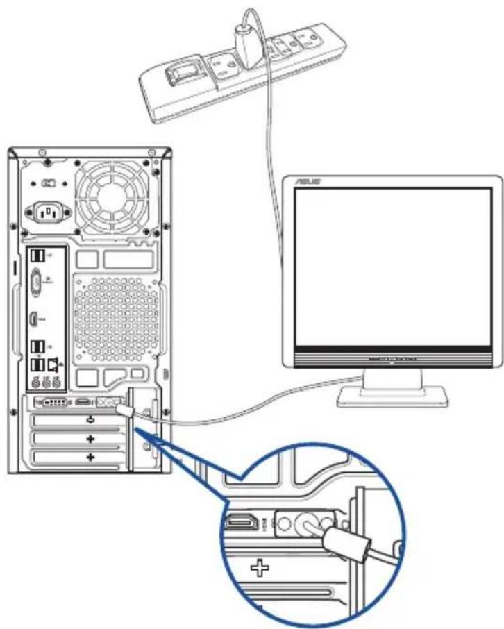 ASUS A31BD - Connector un moniteur externe - 2