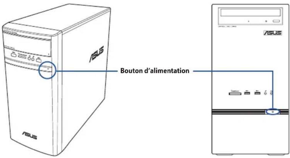 ASUS A31BD - Pour allumer votre ordinateur : - 1