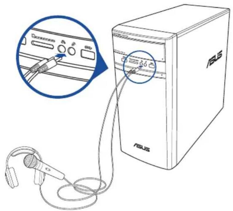 ASUS A31AMJ - Connector un casque audio ou un micro - 1