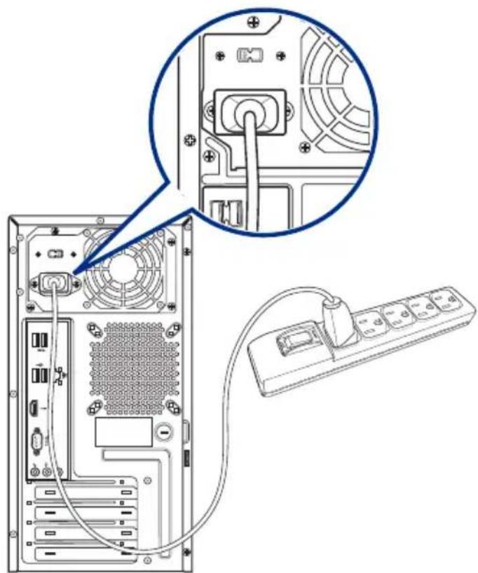ASUS A31AMJ - Connector le cordon d'alimentation - 1