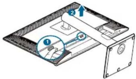 ASUS ProArt PA279CRV - Détacher le bras / support (pour support mural VESA) - 1