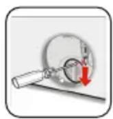 SHARP ESNIB814BWBDE - Fonction d'ouverture d'urgence du hublot - 1
