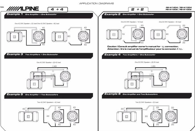 ALPINE RSW10D4 - 1