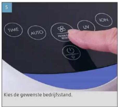BONECO P300 - INGEBRUIKNAME EN UITSCHAKELEN - 5