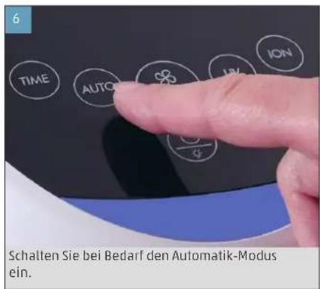 BONECO P300 - INBETRIEBNAHME UND AUSSCHALTEN - 6