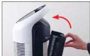 BONECO P300 - SUSTITUCION DEL FILTRO AP300 - 6