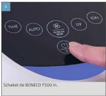 BONECO P300 - INGEBRUIKNAME EN UITSCHAKELEN - 4