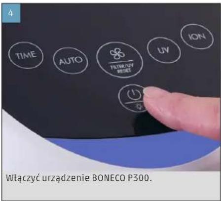 BONECO P300 - URUCHAMIANIE I WYŁACZANIE - 4