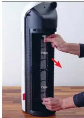 BONECO P370 - REMOVING A USED UV LAMP - 5
