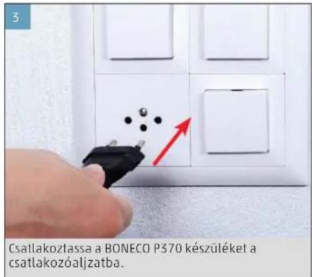 BONECO P370 - ÜZEMBE HELYEZÉS ES KIKAPCSOLÁS - 3
