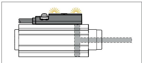 IFM MK5905 - End position with setting aid - 2