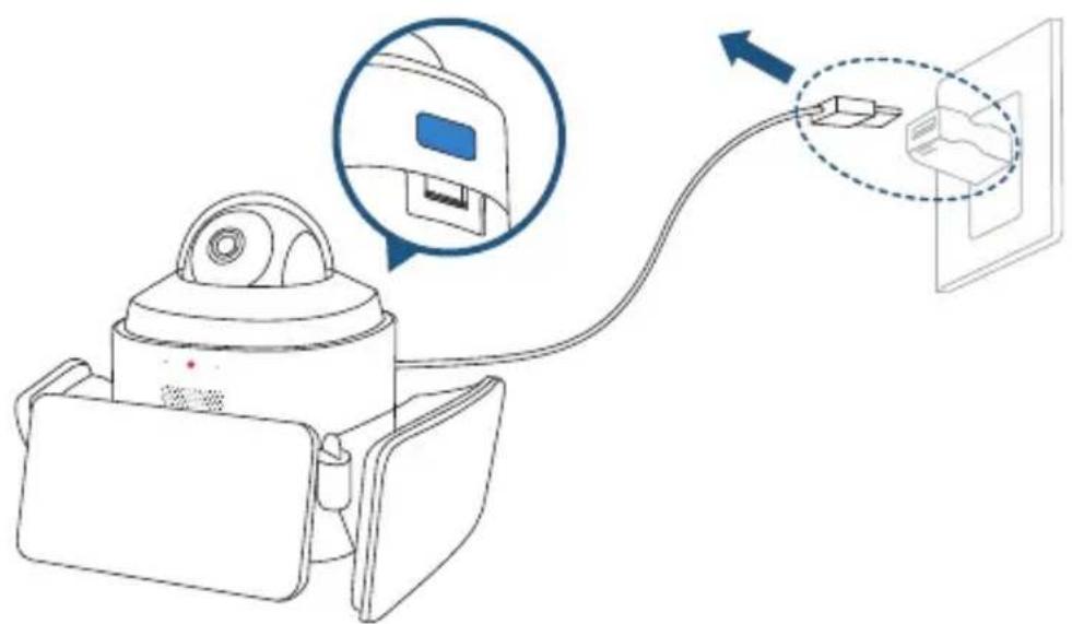 eufy Video Doorbell 2K (BatteryPowered) Set - VORBEREITUNG DER ÜBERWACHUNGSKAMERA MIT SCHEINWERFER FÜR DIE INSTALLATION - 1