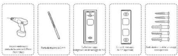 eufy Video Doorbell 1080p (BatteryPowered) - Montaggio del videocitofono su superfici in materiale duro - 1