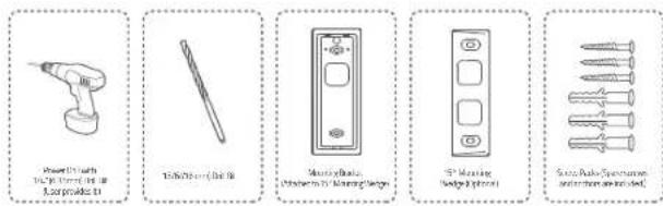 eufy Video Doorbell 1080p (BatteryPowered) - Mount the Video Doorbell on Surfaces Made Out of Hard Materials - 1