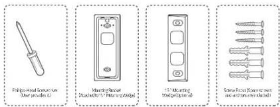 eufy Video Doorbell 1080p (BatteryPowered) - Mount the Doorbell on a Wooden Surface - 1