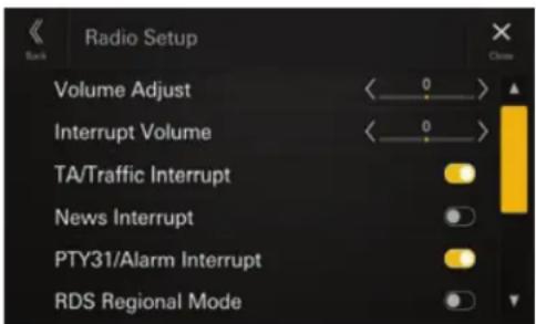 ALPINE iLXF115DU8 - Configuration de la radio - 1