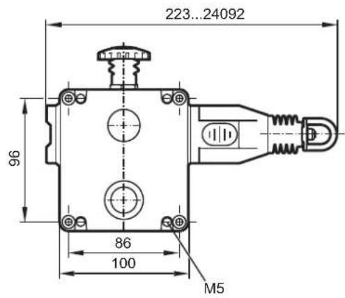 IFM ZB0053 - Schéma d'encombrement - 1