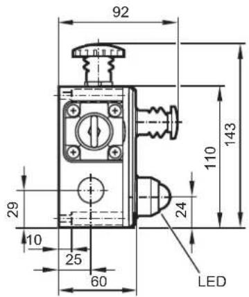 IFM ZB0053 - Schéma d'encombrement - 5