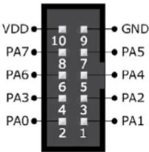 AREXX RP6CC128 - PORTA et PORTC - 1