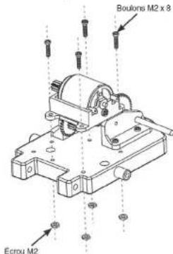 Boulons M2 x 8 Ecrou M2