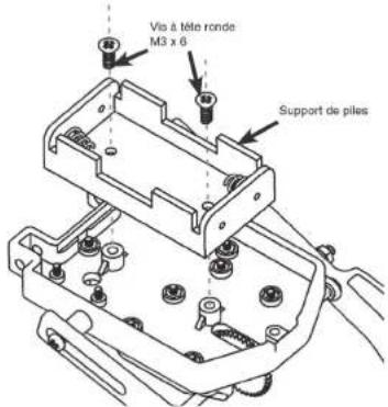 Via à tête ronde M3 x 6 Support de piles